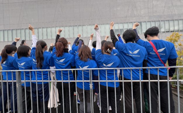 みかんをタスキに健康経営！第10回「みかんリレーマラソン」に出場しました！